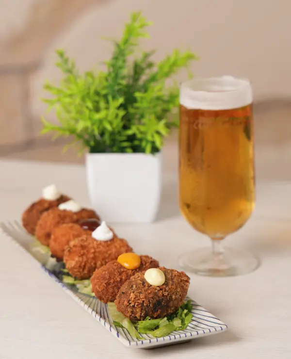 Croquetas gourmet Croquetas gourmet. Restaurante Barco de Sal. Las mejores tapas de Torrevieja.